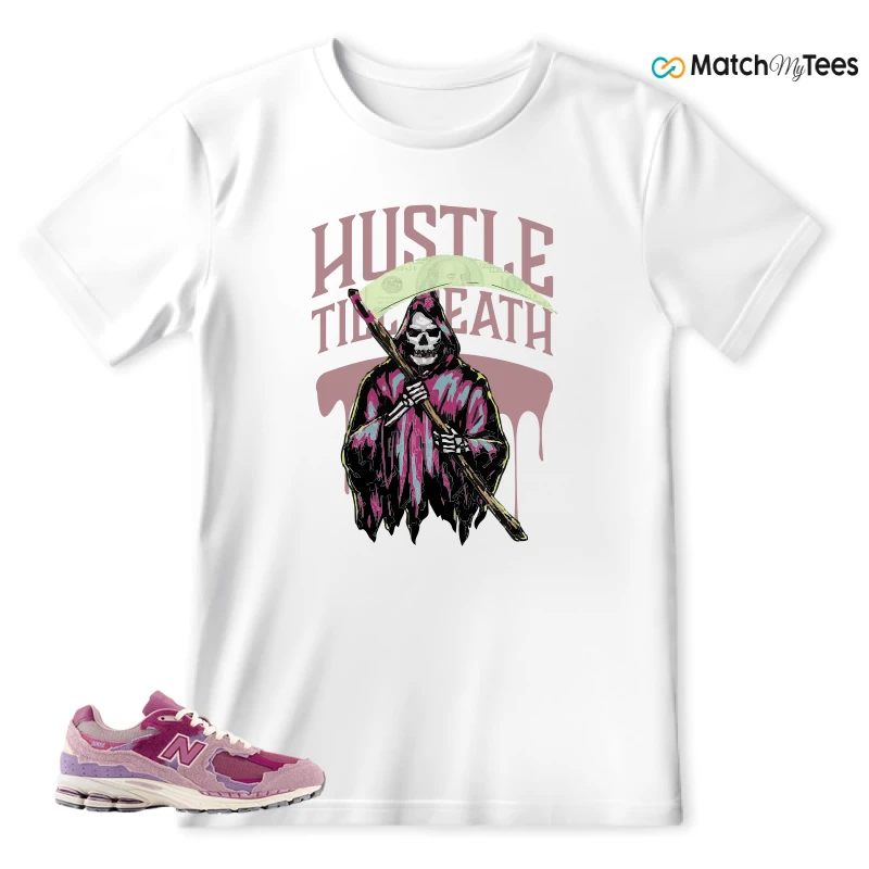 NEW BALANCE 2002R PROTECTION PACK PINK SNEAKER Matching Tees t-shirt