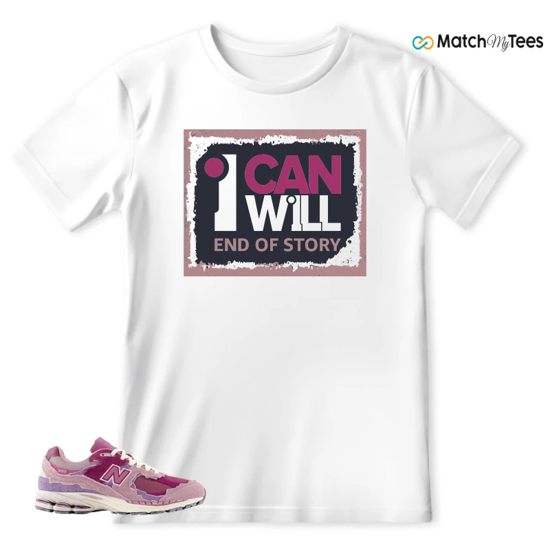 NEW BALANCE 2002R PROTECTION PACK PINK SNEAKER Matching Tees t-shirt