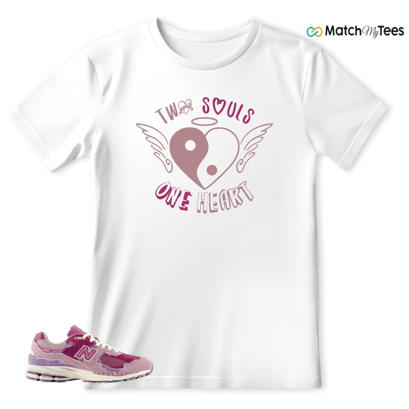 NEW BALANCE 2002R PROTECTION PACK PINK SNEAKER Matching Tees t-shirt