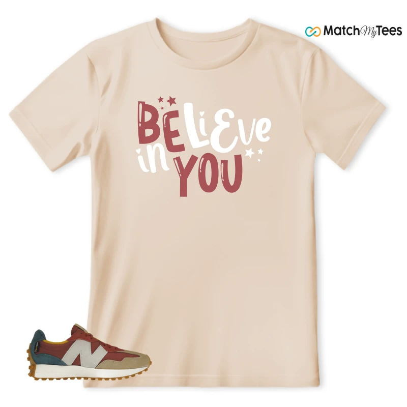 NEW BALANCE 327 BORDEAUX TEAL SNEAKER Matching Tees t-shirt