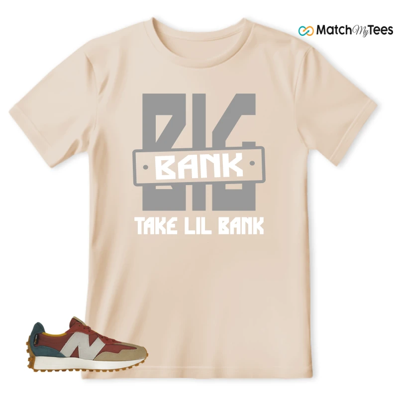 NEW BALANCE 327 BORDEAUX TEAL SNEAKER Matching Tees t-shirt