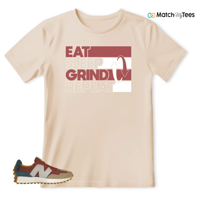 NEW BALANCE 327 BORDEAUX TEAL SNEAKER Matching Tees t-shirt