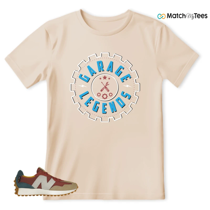 NEW BALANCE 327 BORDEAUX TEAL SNEAKER Matching Tees t-shirt
