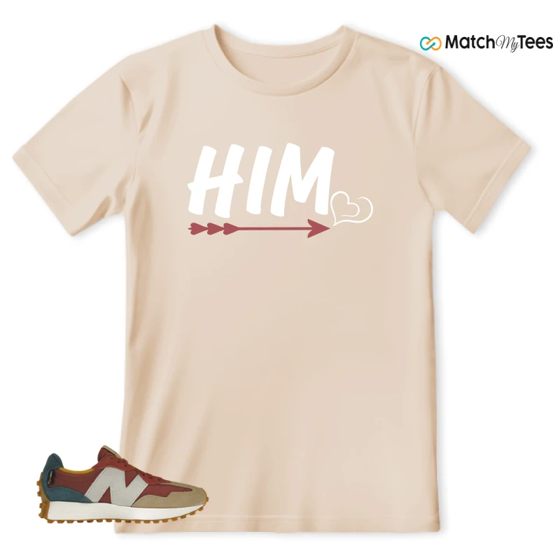 NEW BALANCE 327 BORDEAUX TEAL SNEAKER Matching Tees t-shirt
