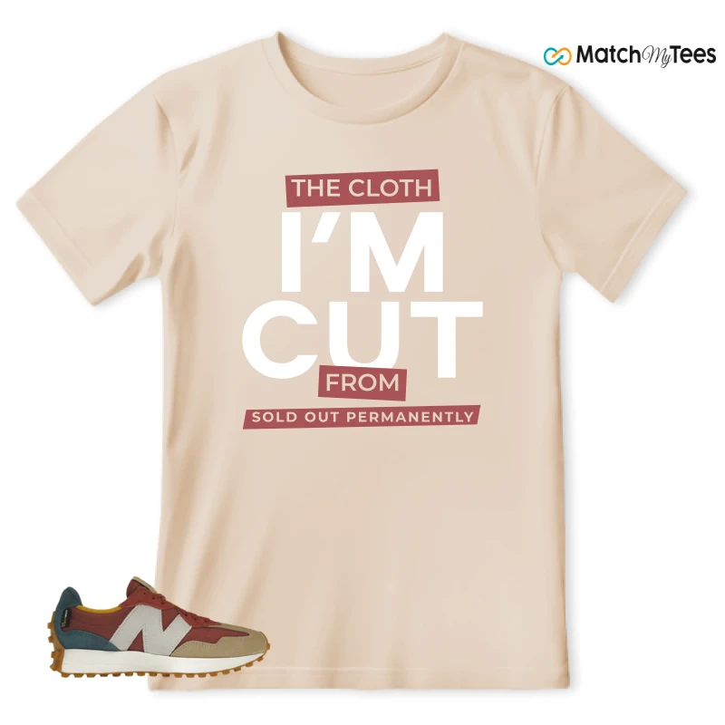 NEW BALANCE 327 BORDEAUX TEAL SNEAKER Matching Tees t-shirt