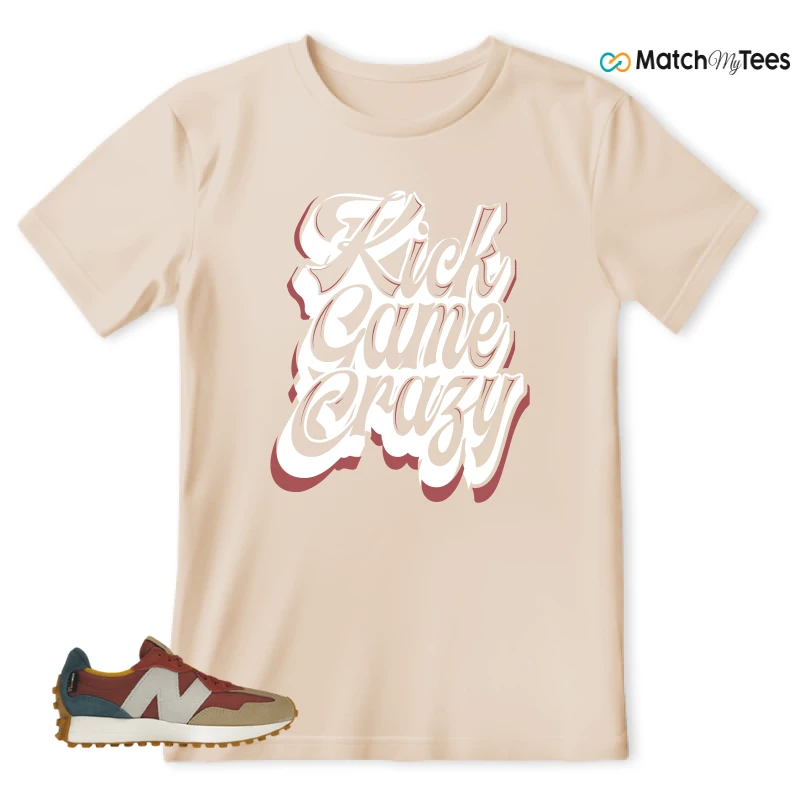 NEW BALANCE 327 BORDEAUX TEAL SNEAKER Matching Tees t-shirt