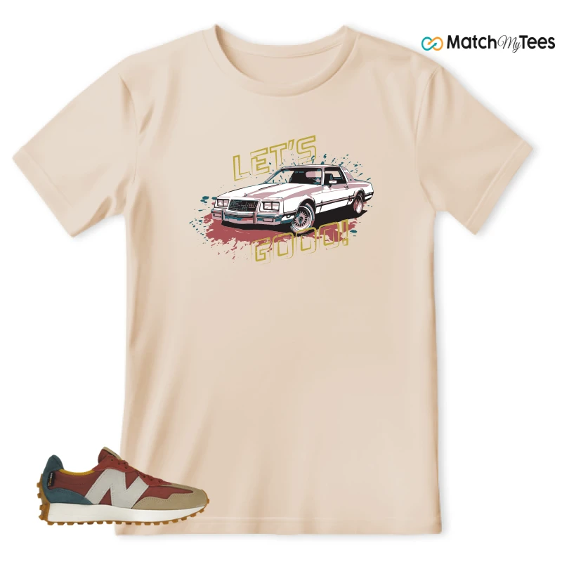 NEW BALANCE 327 BORDEAUX TEAL SNEAKER Matching Tees t-shirt