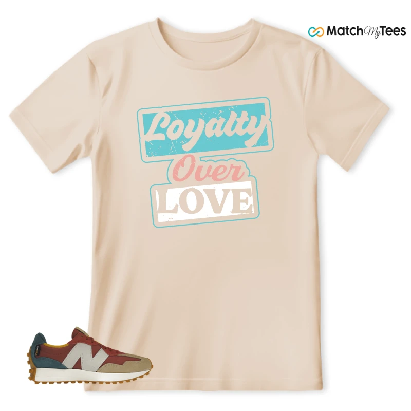 NEW BALANCE 327 BORDEAUX TEAL SNEAKER Matching Tees t-shirt