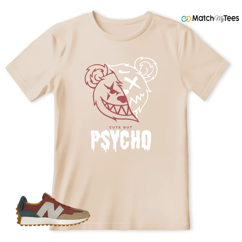 NEW BALANCE 327 BORDEAUX TEAL SNEAKER Matching Tees t-shirt
