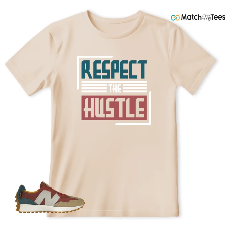 NEW BALANCE 327 BORDEAUX TEAL SNEAKER Matching Tees t-shirt