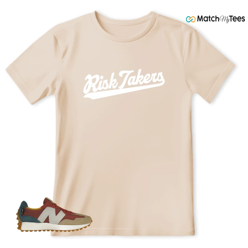 NEW BALANCE 327 BORDEAUX TEAL SNEAKER Matching Tees t-shirt