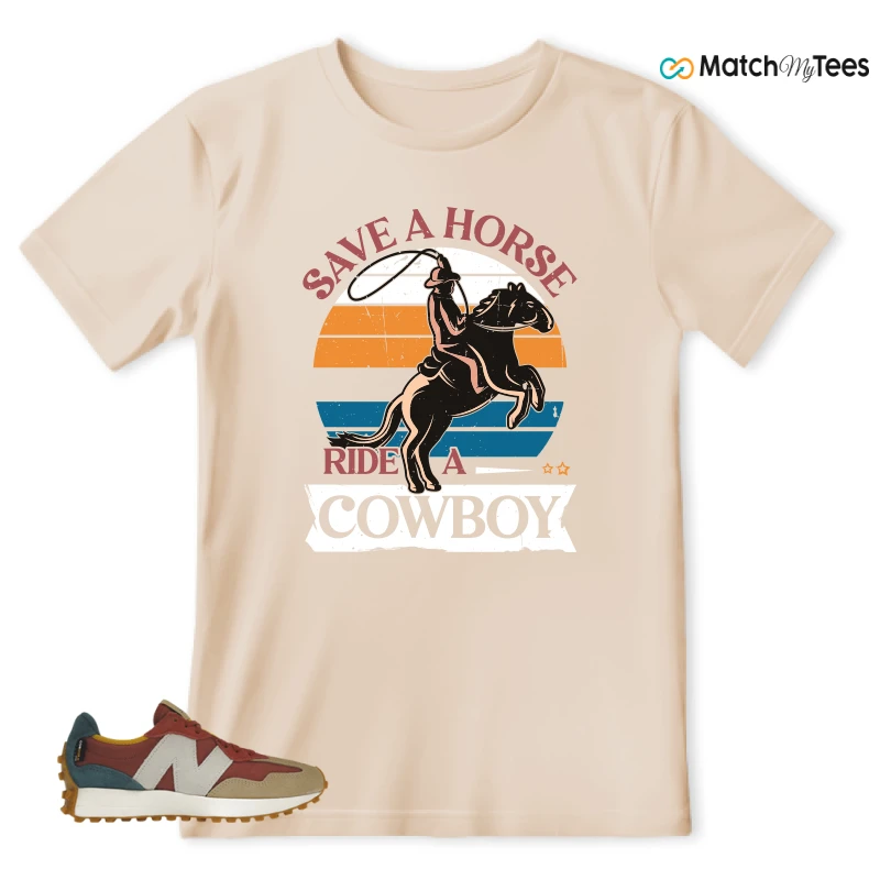 NEW BALANCE 327 BORDEAUX TEAL SNEAKER Matching Tees T-shirt for Men