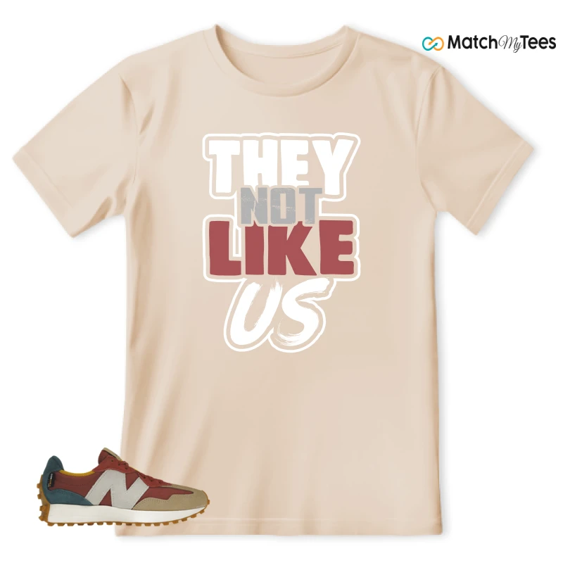 NEW BALANCE 327 BORDEAUX TEAL SNEAKER Matching Tees t-shirt
