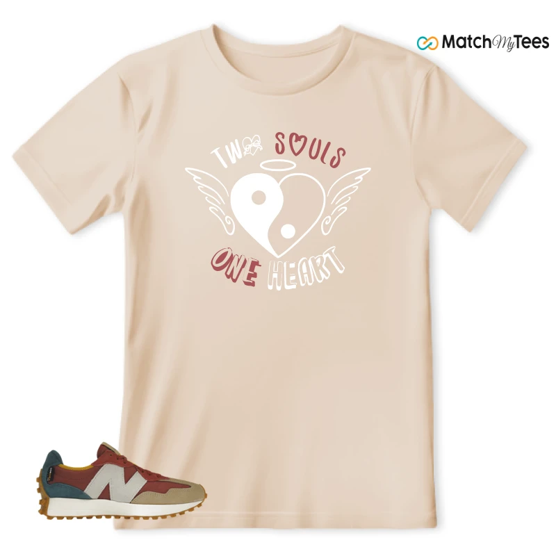 NEW BALANCE 327 BORDEAUX TEAL SNEAKER Matching Tees t-shirt