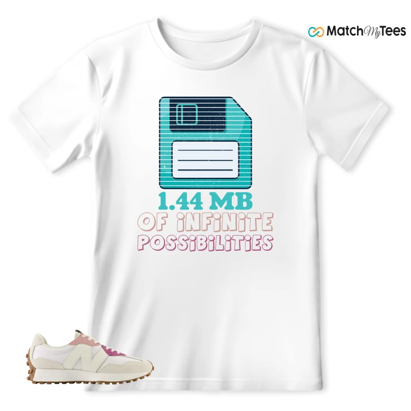 NEW BALANCE 327 CALIA WHITE PINK PINK SNEAKER Matching Tees t-shirt
