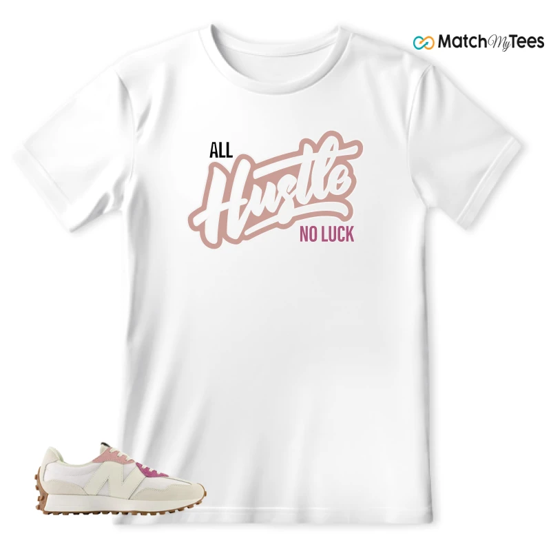NEW BALANCE 327 CALIA WHITE PINK PINK SNEAKER Matching Tees t-shirt