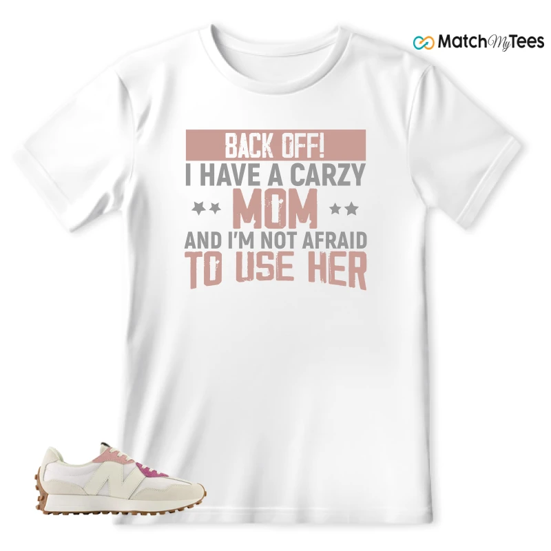 NEW BALANCE 327 CALIA WHITE PINK PINK SNEAKER Matching Tees T-shirt for Men