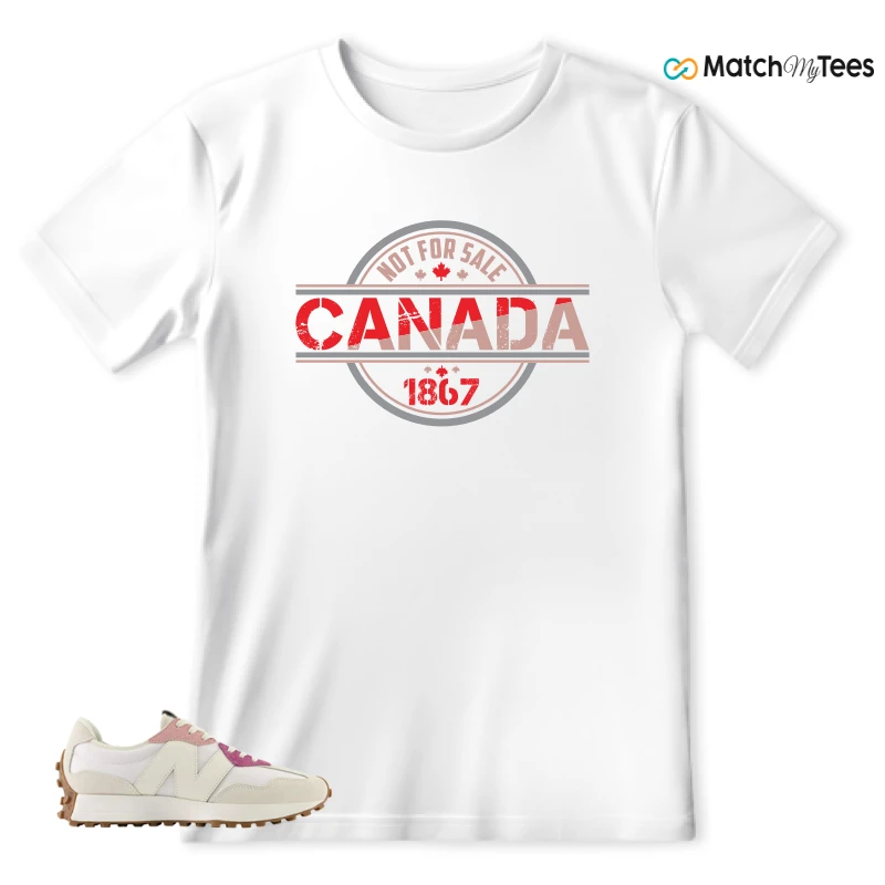NEW BALANCE 327 CALIA WHITE PINK PINK SNEAKER Matching Tees t-shirt