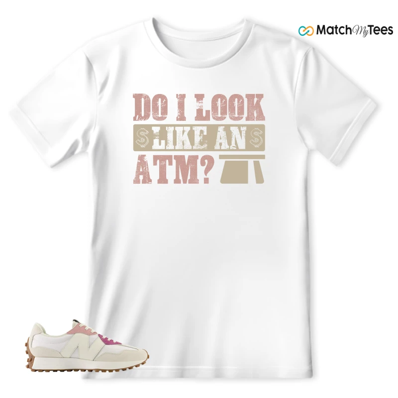 NEW BALANCE 327 CALIA WHITE PINK PINK SNEAKER Matching Tees t-shirt