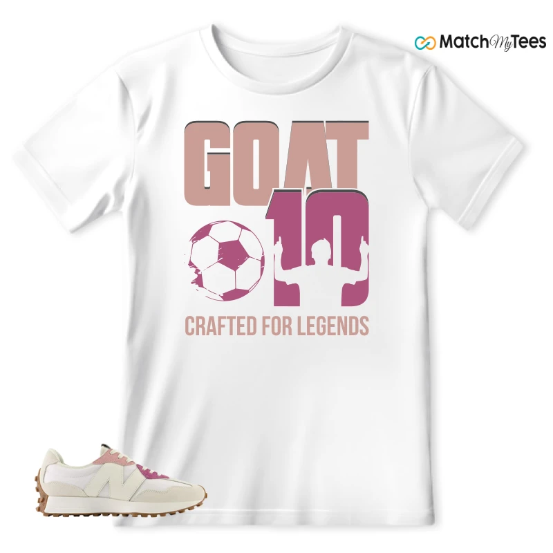 NEW BALANCE 327 CALIA WHITE PINK PINK SNEAKER Matching Tees t-shirt