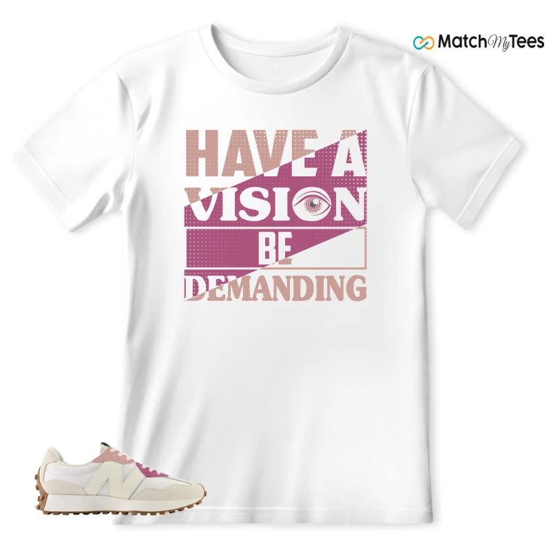 NEW BALANCE 327 CALIA WHITE PINK PINK SNEAKER Matching Tees t-shirt