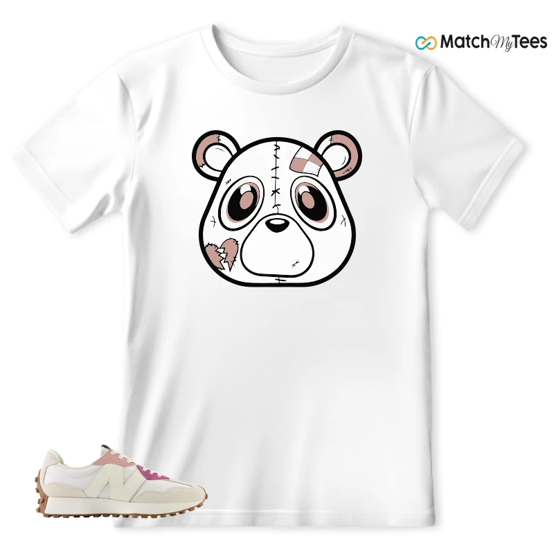 NEW BALANCE 327 CALIA WHITE PINK PINK SNEAKER Matching Tees t-shirt