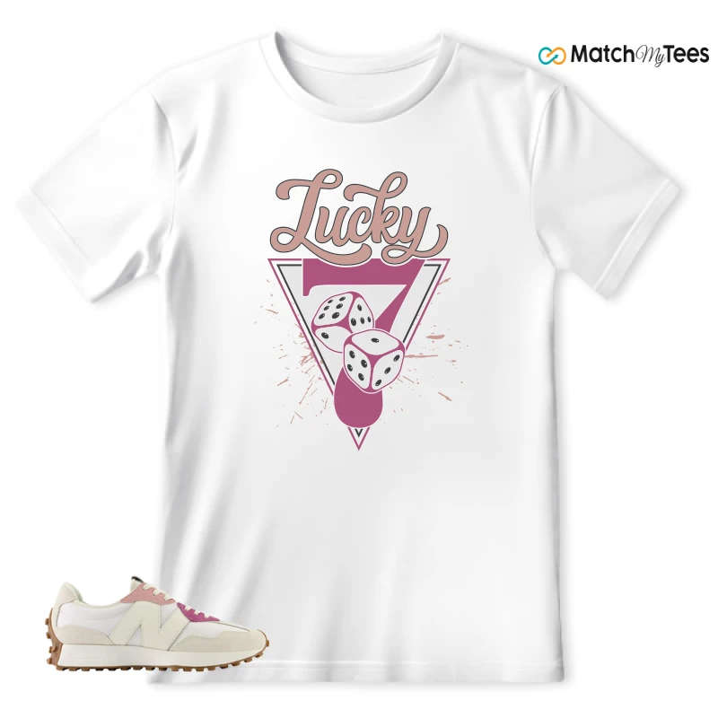 NEW BALANCE 327 CALIA WHITE PINK PINK SNEAKER Matching Tees t-shirt