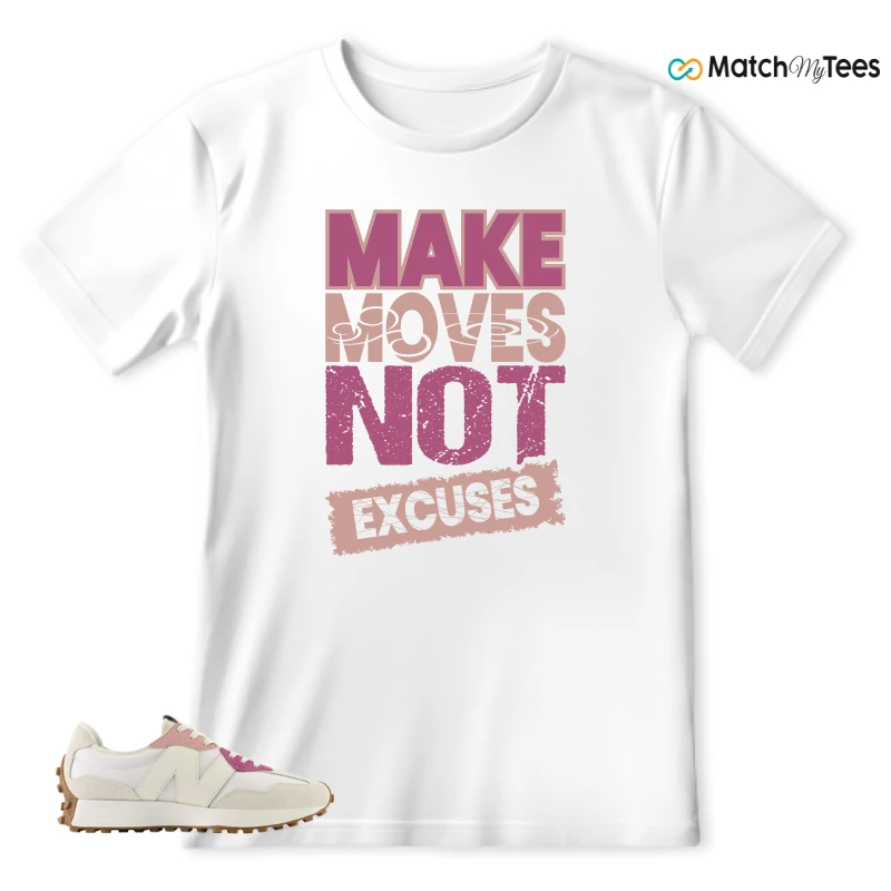 NEW BALANCE 327 CALIA WHITE PINK PINK SNEAKER Matching Tees t-shirt