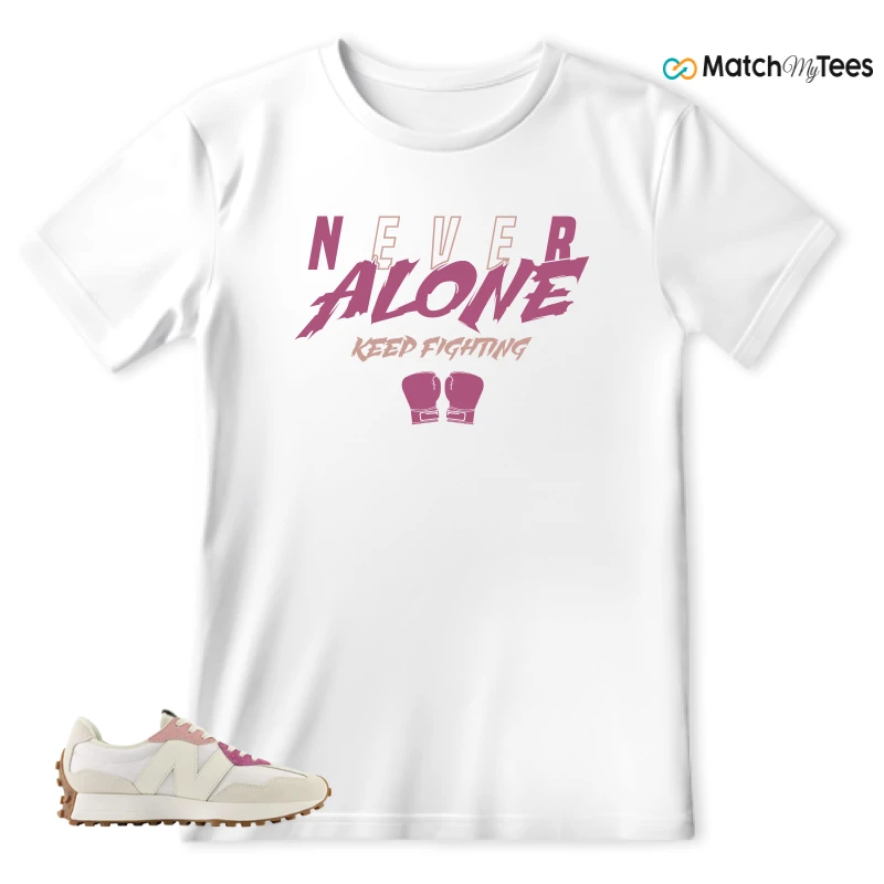 NEW BALANCE 327 CALIA WHITE PINK PINK SNEAKER Matching Tees t-shirt