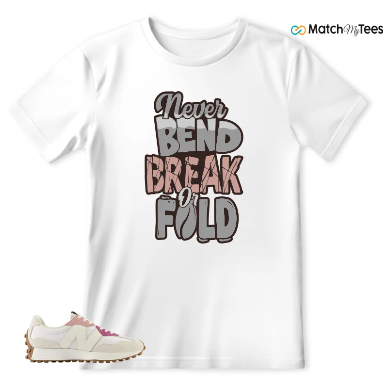 NEW BALANCE 327 CALIA WHITE PINK PINK SNEAKER Matching Tees T-shirt for Men