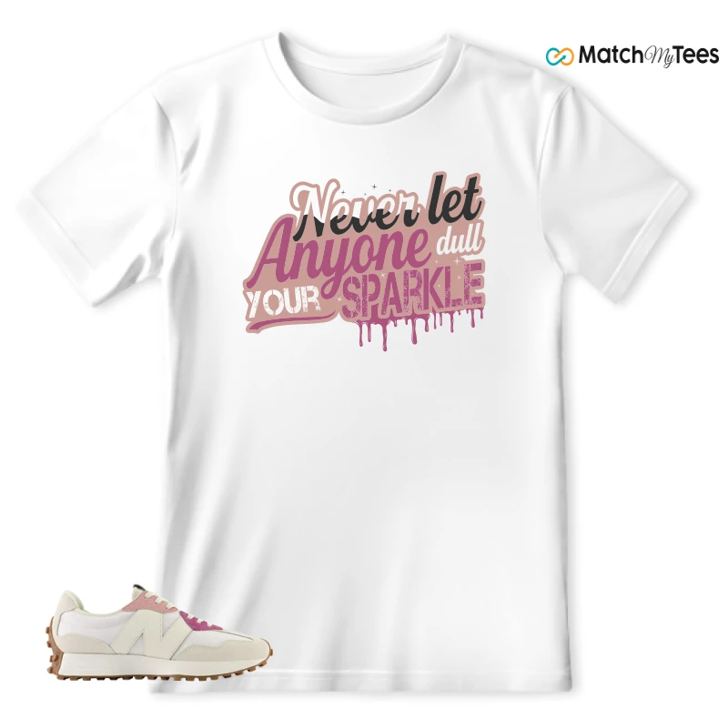 NEW BALANCE 327 CALIA WHITE PINK PINK SNEAKER Matching Tees t-shirt