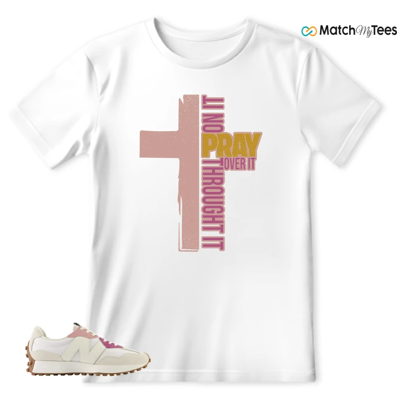 NEW BALANCE 327 CALIA WHITE PINK PINK SNEAKER Matching Tees t-shirt
