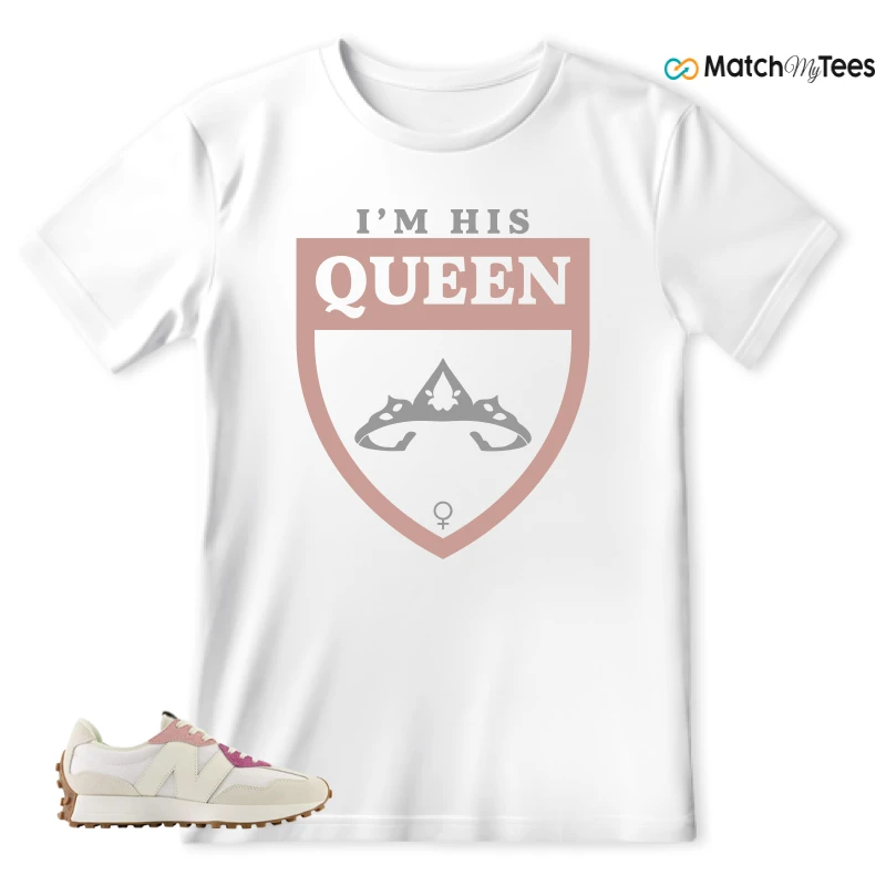 NEW BALANCE 327 CALIA WHITE PINK PINK SNEAKER Matching Tees t-shirt