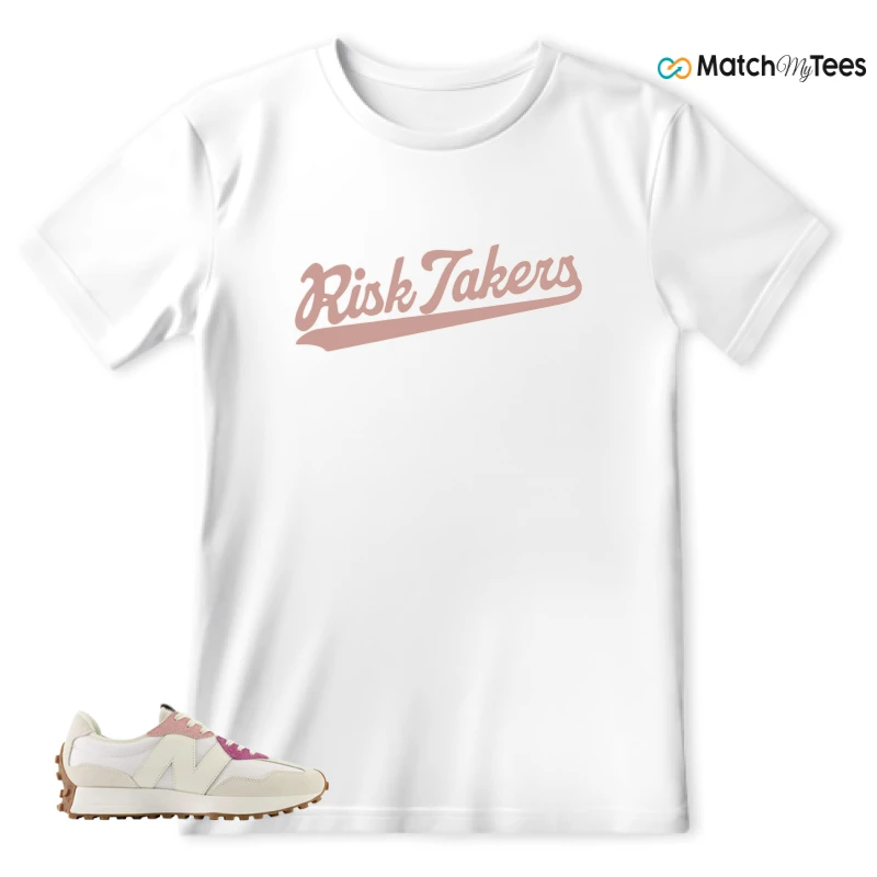 NEW BALANCE 327 CALIA WHITE PINK PINK SNEAKER Matching Tees t-shirt