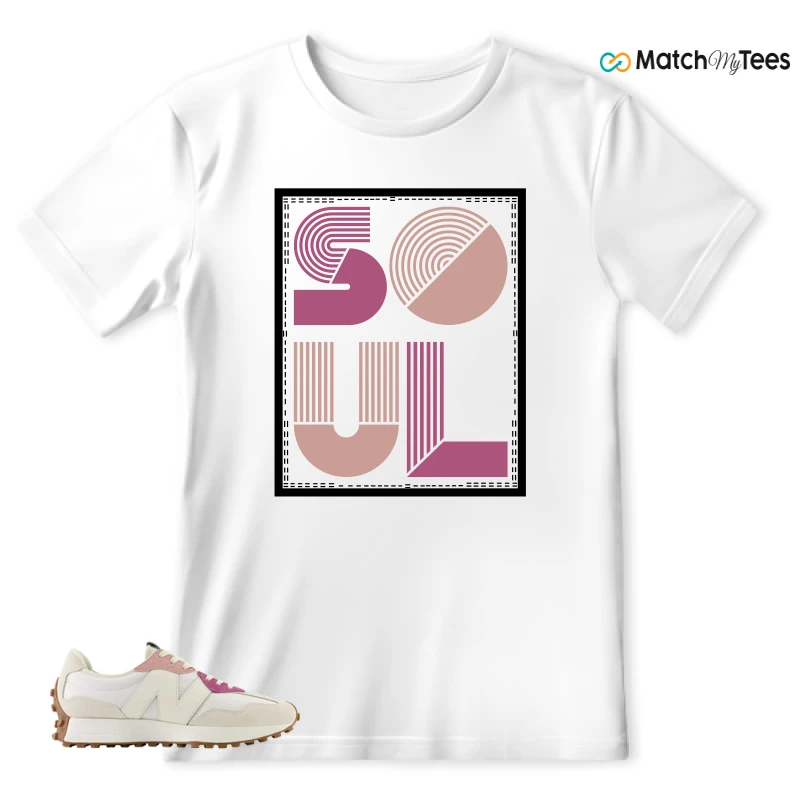 NEW BALANCE 327 CALIA WHITE PINK PINK SNEAKER Matching Tees t-shirt