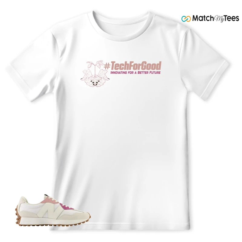 NEW BALANCE 327 CALIA WHITE PINK PINK SNEAKER Matching Tees t-shirt