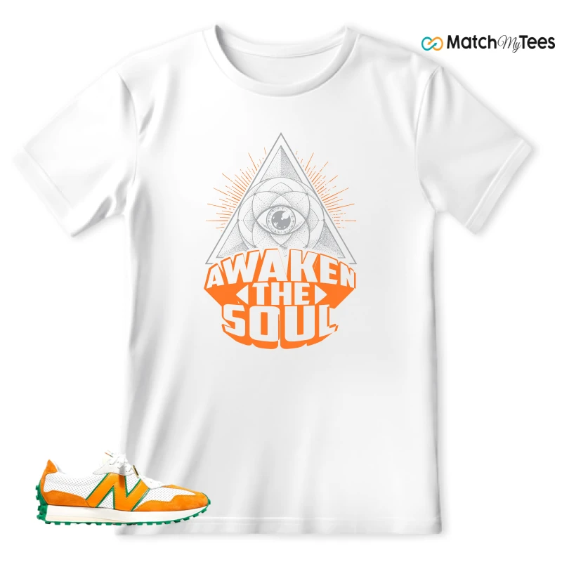 NEW BALANCE 327 CASABLANCA ORANGE SNEAKER Matching Tees t-shirt