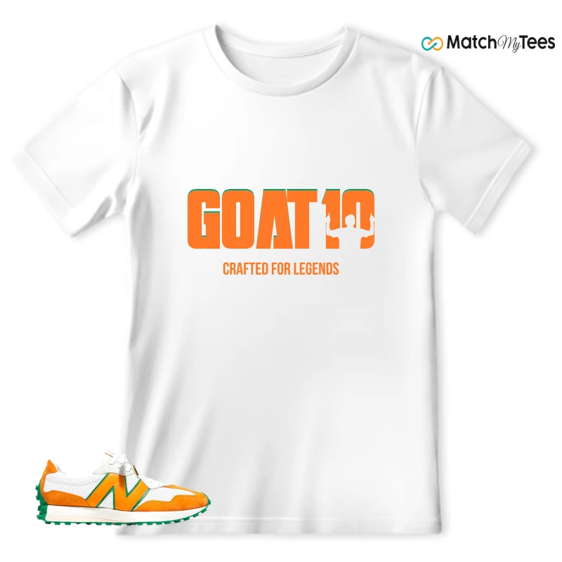 NEW BALANCE 327 CASABLANCA ORANGE SNEAKER Matching Tees t-shirt