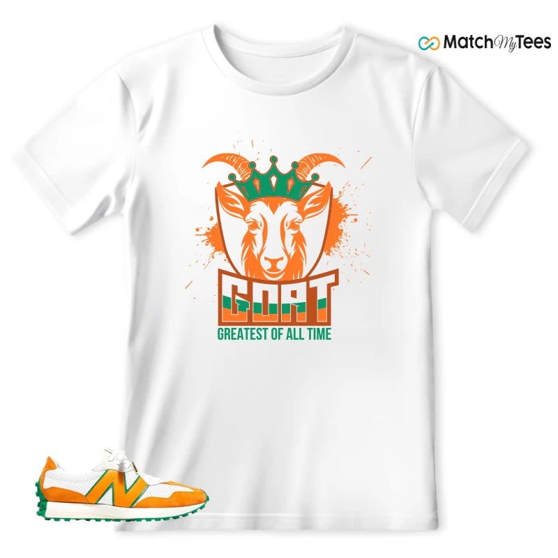NEW BALANCE 327 CASABLANCA ORANGE SNEAKER Matching Tees t-shirt