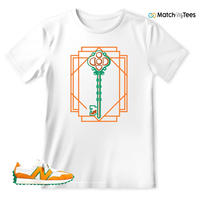 NEW BALANCE 327 CASABLANCA ORANGE SNEAKER Matching Tees t-shirt