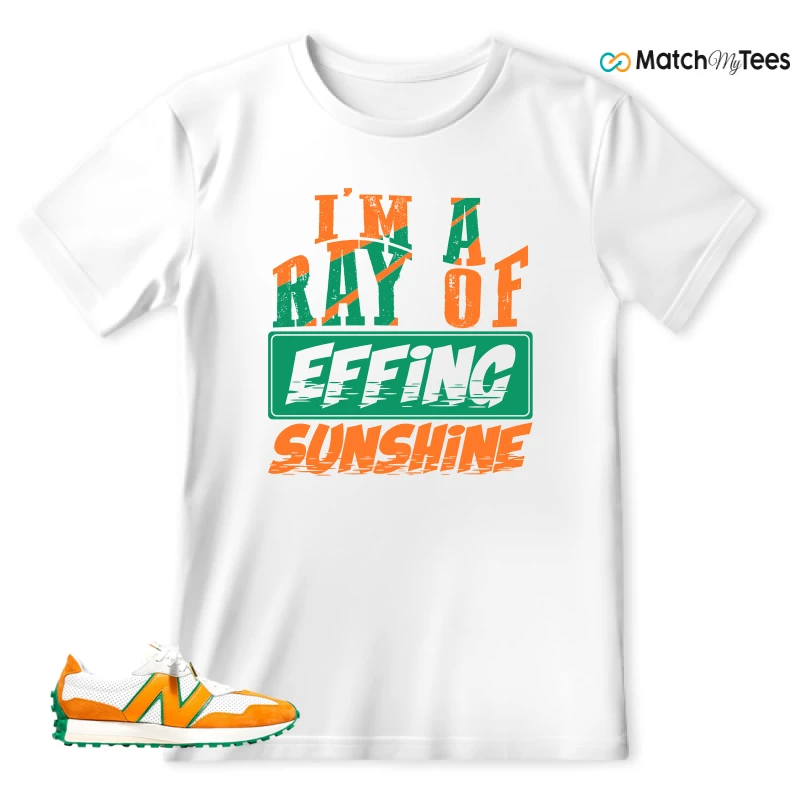 NEW BALANCE 327 CASABLANCA ORANGE SNEAKER Matching Tees t-shirt