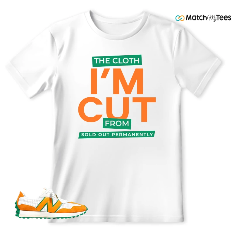 NEW BALANCE 327 CASABLANCA ORANGE SNEAKER Matching Tees t-shirt