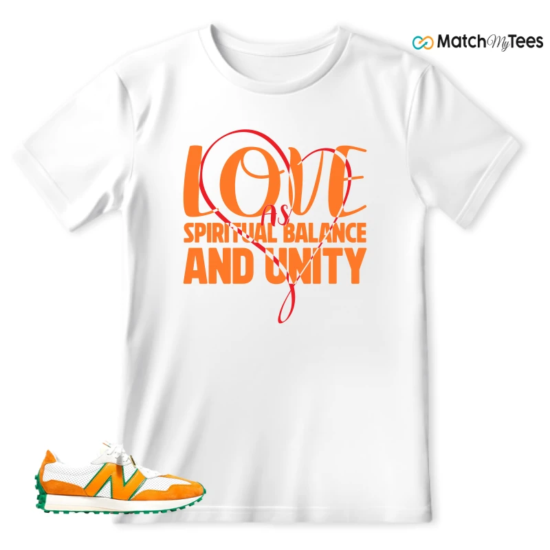 NEW BALANCE 327 CASABLANCA ORANGE SNEAKER Matching Tees t-shirt