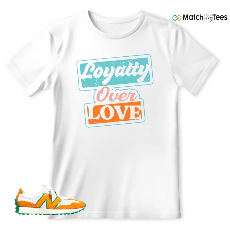 NEW BALANCE 327 CASABLANCA ORANGE SNEAKER Matching Tees t-shirt
