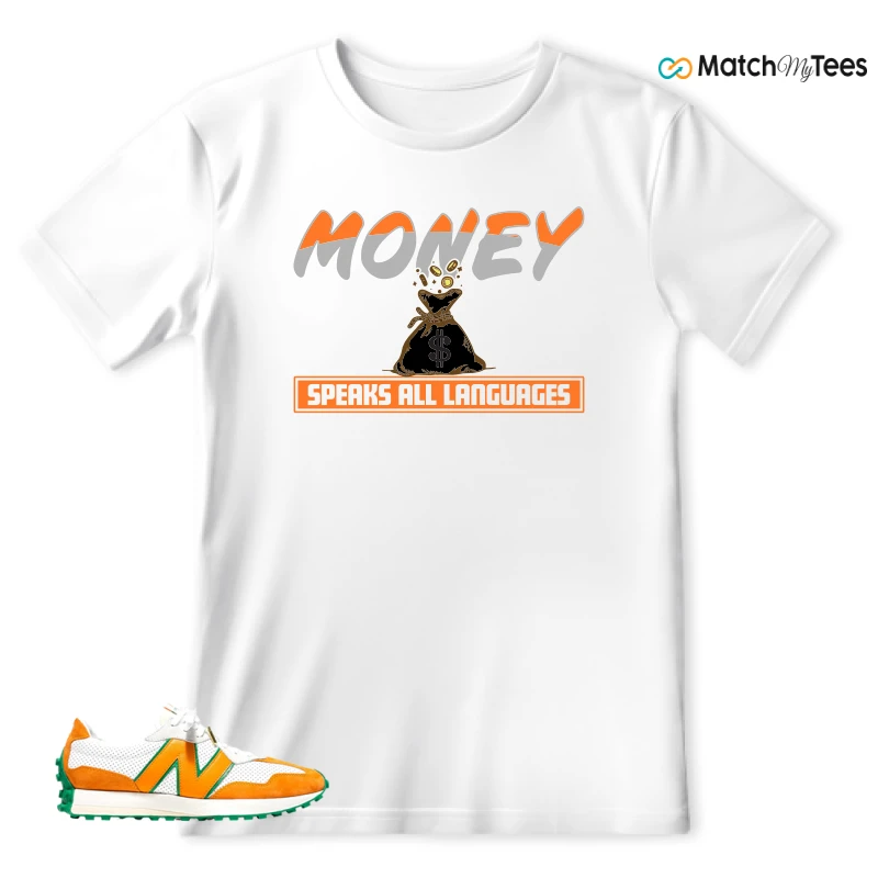 NEW BALANCE 327 CASABLANCA ORANGE SNEAKER Matching Tees t-shirt