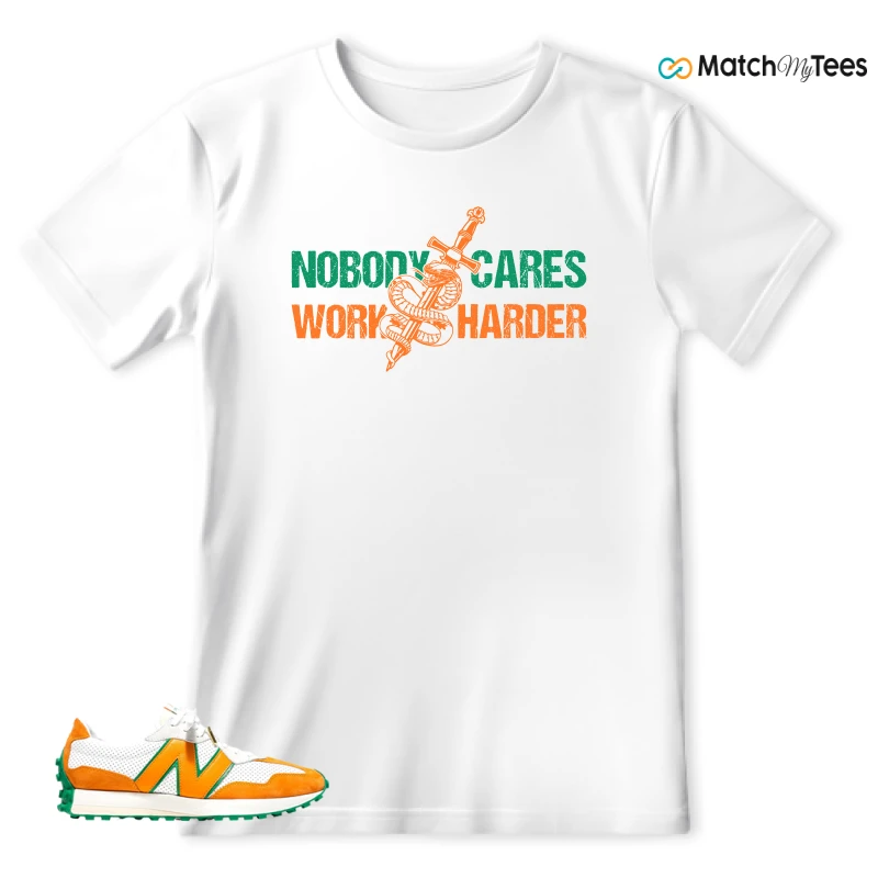 NEW BALANCE 327 CASABLANCA ORANGE SNEAKER Matching Tees t-shirt