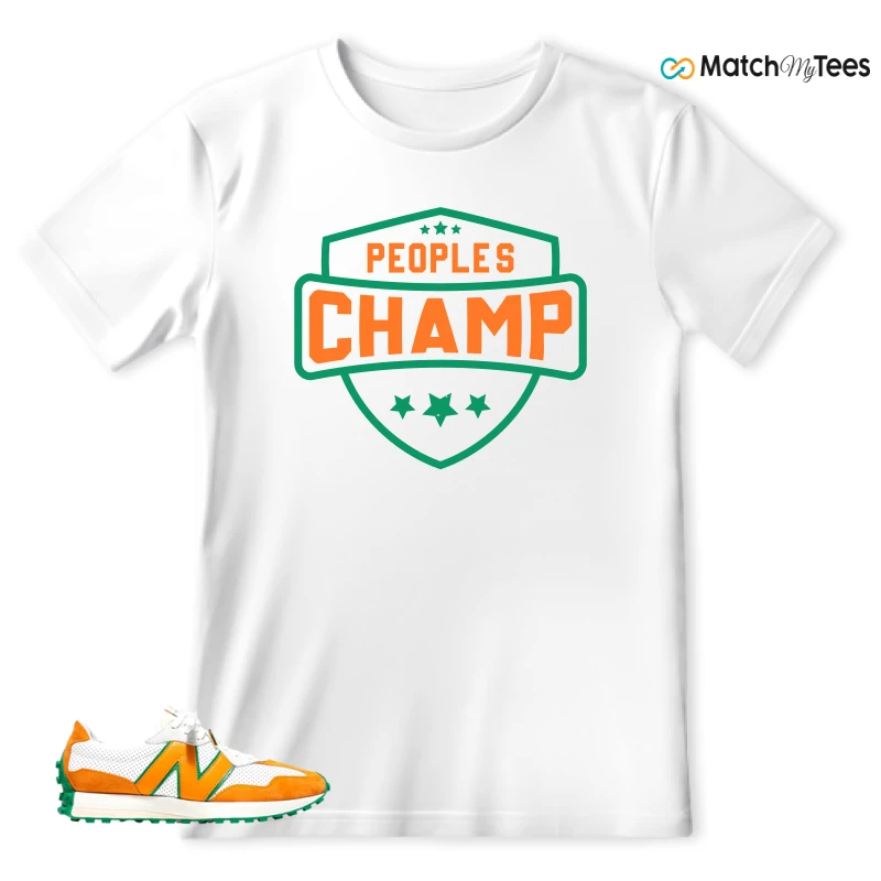 NEW BALANCE 327 CASABLANCA ORANGE SNEAKER Matching Tees t-shirt