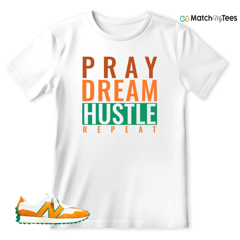 NEW BALANCE 327 CASABLANCA ORANGE SNEAKER Matching Tees t-shirt