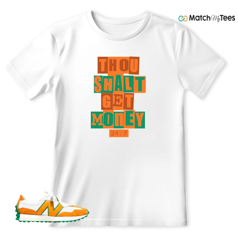 NEW BALANCE 327 CASABLANCA ORANGE SNEAKER Matching Tees t-shirt