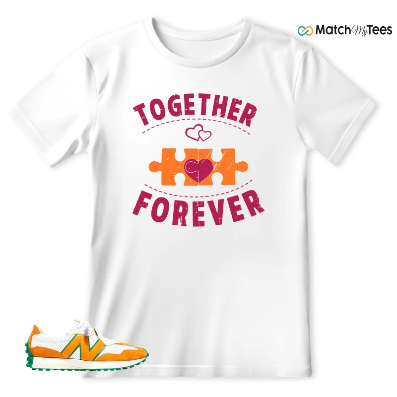 NEW BALANCE 327 CASABLANCA ORANGE SNEAKER Matching Tees t-shirt